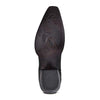 Cuadra Women's Western Chic Bootie in Genuine Stingray Leather with Zipper Black, 1GH9MA, Size 8.5