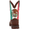 Durango Rebel Mexico Flag Western Boot, Dark Brown, 9