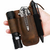Hiking Pouch Leather Holster Outdoor Camping Belt Loop Multitools
