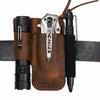 Hiking Pouch Leather Holster Outdoor Camping Belt Loop Multitools